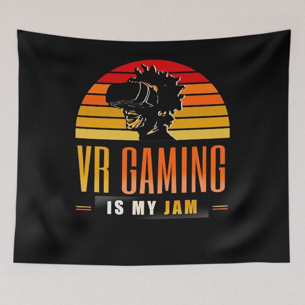 Item preview, VR gaming is my jam v2, vr gaming, vr gamer designed and sold by mwebba2005.
