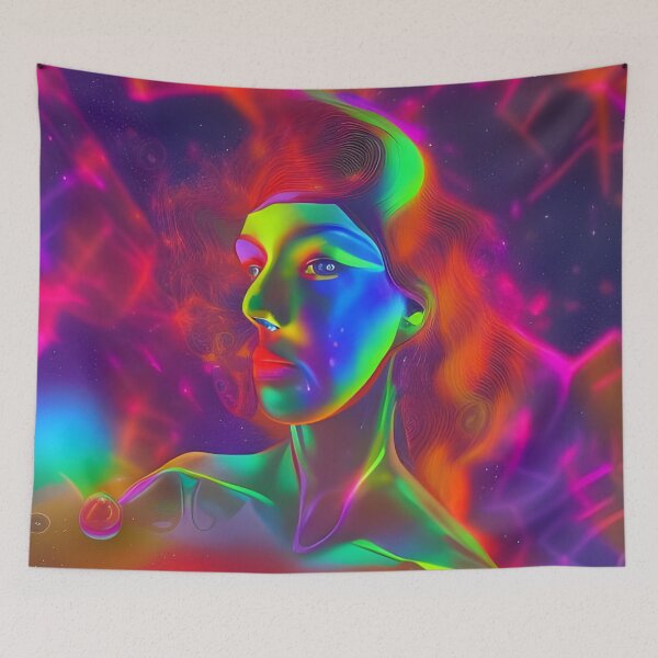 Item preview, Rhythmically Balanced No.5 - Astral Cosmic AI Illustration designed and sold by Recall-Design.