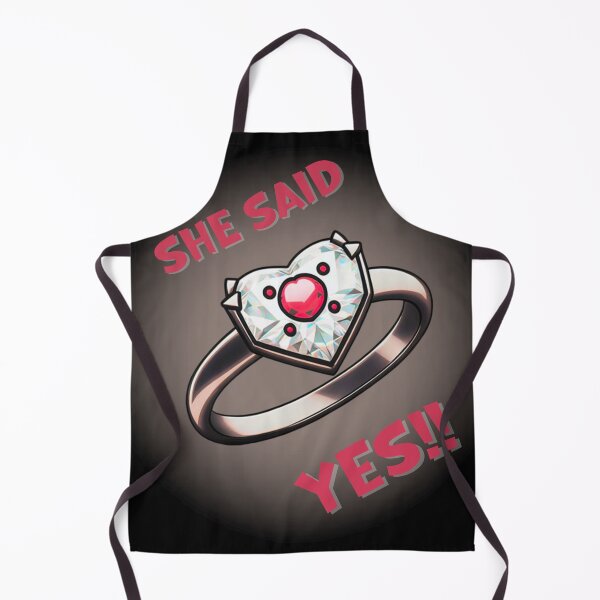 Item preview, "She Said Yes" Valentines Day t-shirt designed and sold by the-NAME-.