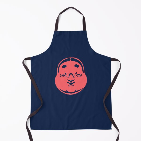 Item preview, Traditional Japanese Masks, Okame, stylized design with red ink designed and sold by martodesign.