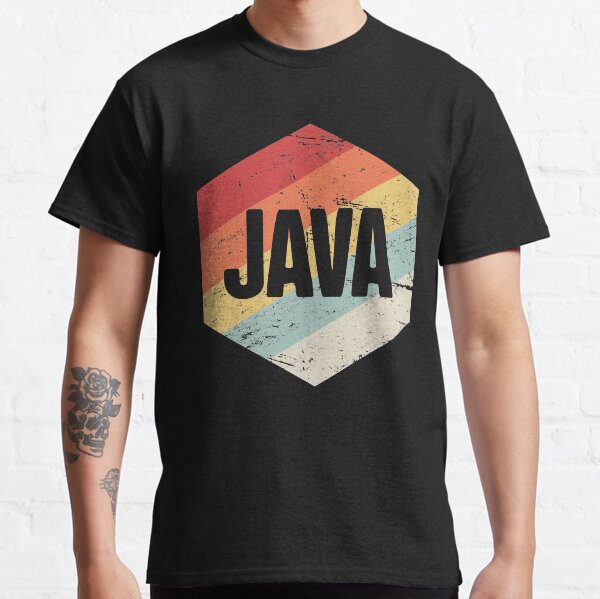 "Retro Java Programming Language Icon" T-shirt by ethandirks | Redbubble