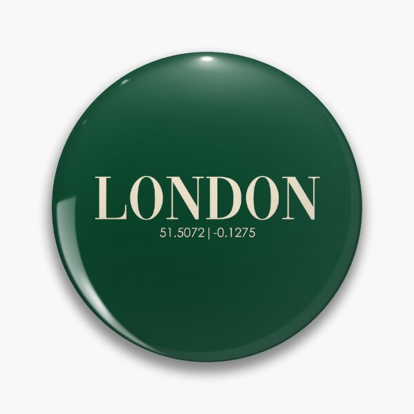 Item preview, CITY OF LONDON, latitude longitude, British Green designed and sold by angelisart.