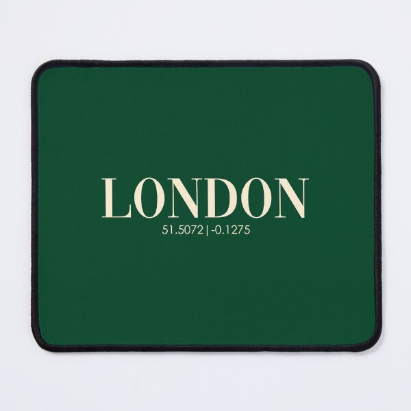 Item preview, CITY OF LONDON, latitude longitude, British Green designed and sold by angelisart.