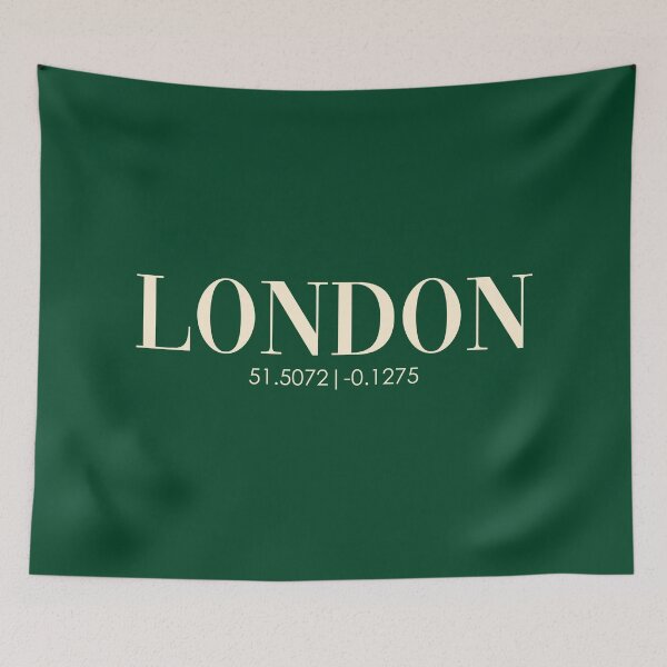 Item preview, CITY OF LONDON, latitude longitude, British Green designed and sold by angelisart.