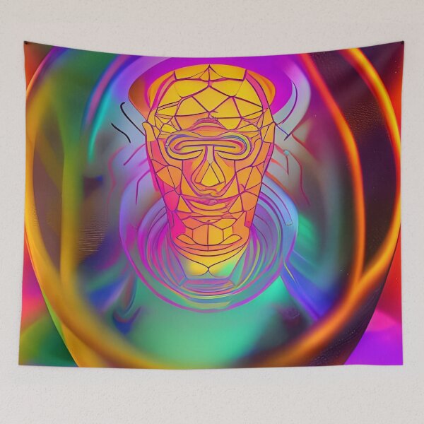 Item preview, Rhythmically Balanced No.9 - Astral Cosmic AI Illustration designed and sold by Recall-Design.