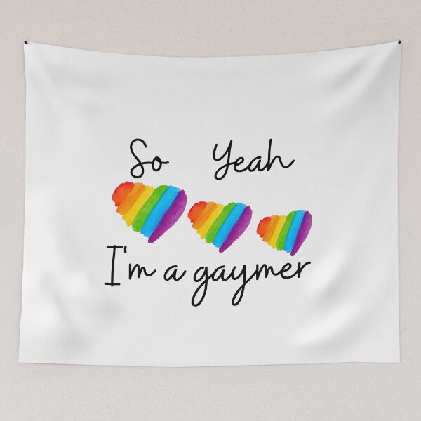 Item preview, So Yeah Im a gaymer designed and sold by Aminesnip.