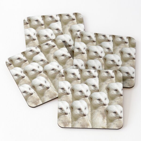 Item preview, "March of the White Meerkats: A Charming Parade" designed and sold by A-Work-Of-Art.