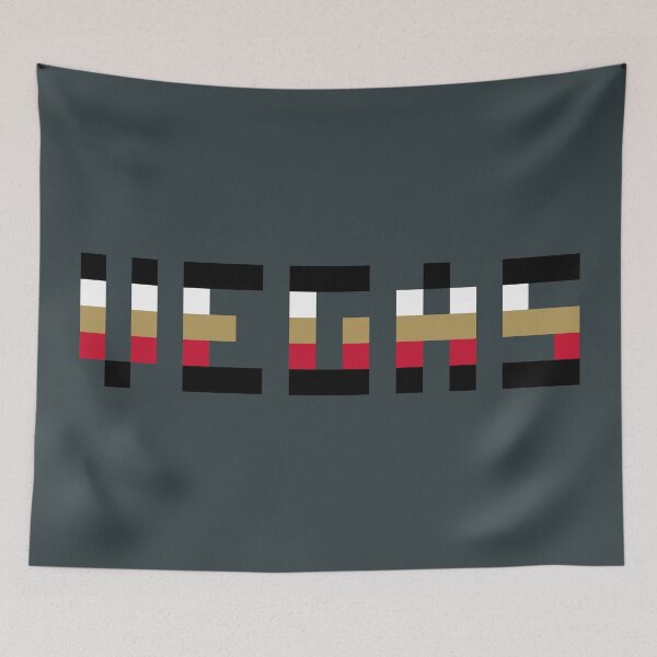 Item preview, Pixel NHL Vegas in Home Colors designed and sold by gkillerb.