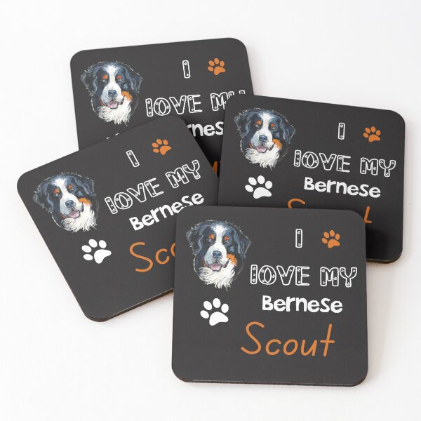 Item preview,  I love My Bernese Mountain Dog Scout: Bernese Mountain Dog Lover designed and sold by remonss.