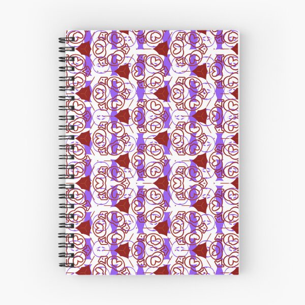 Aperçu de l'œuvre Design maximalisme multi formes asymétriques blanc, violet clair et rouge joyeux par Code03 créée et vendue par Code03.