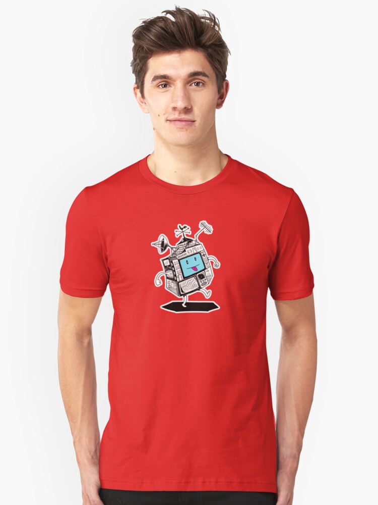 Alternate view of Grompo the TV Monster Slim Fit T-Shirt
