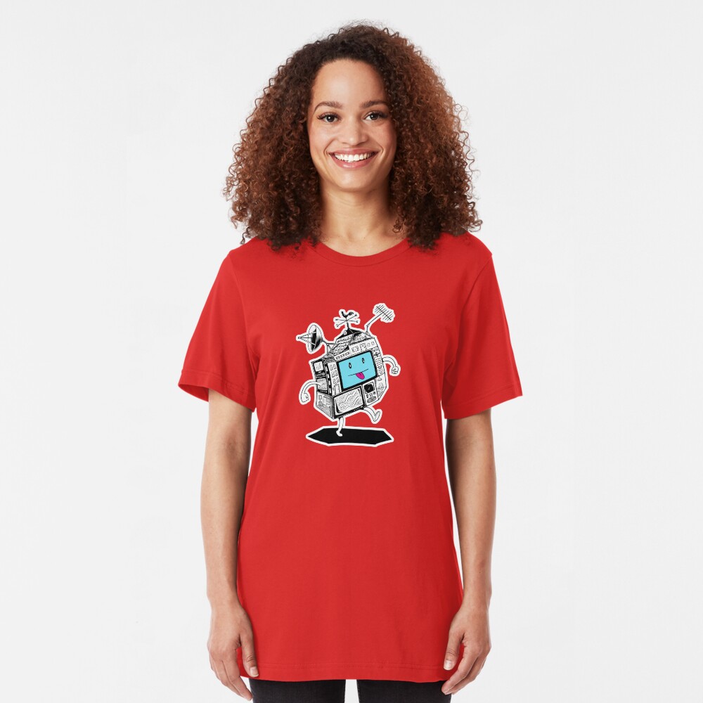 Grompo the TV Monster Slim Fit T-Shirt