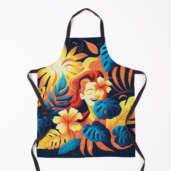 Aperçu de l'œuvre Beauté fluo motif imprimé tropical #7 créée et vendue par FunArt4You.