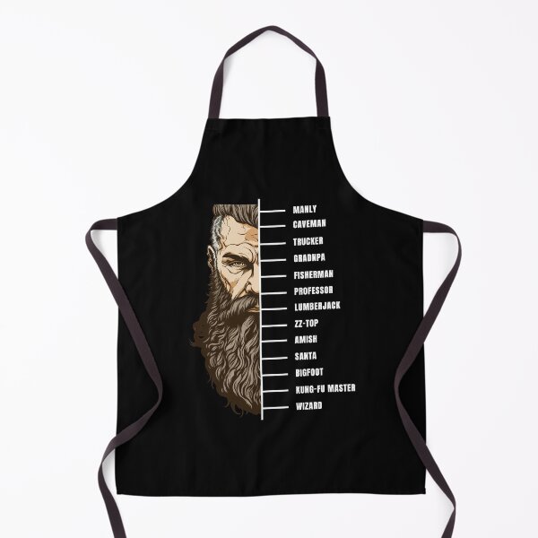 Item preview, Beard measuring chart viking warrior black designed and sold by MeditationMind.