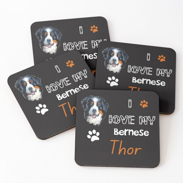 Item preview, Copy of  I love My Bernese Mountain Dog Thor: Bernese Mountain Dog Lover designed and sold by remonss.