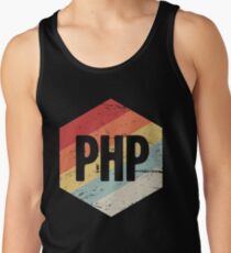 Retro PHP Programming Language Icon Tank Top
