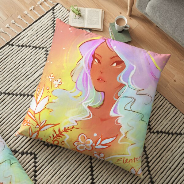 Rainbow Floor Pillow