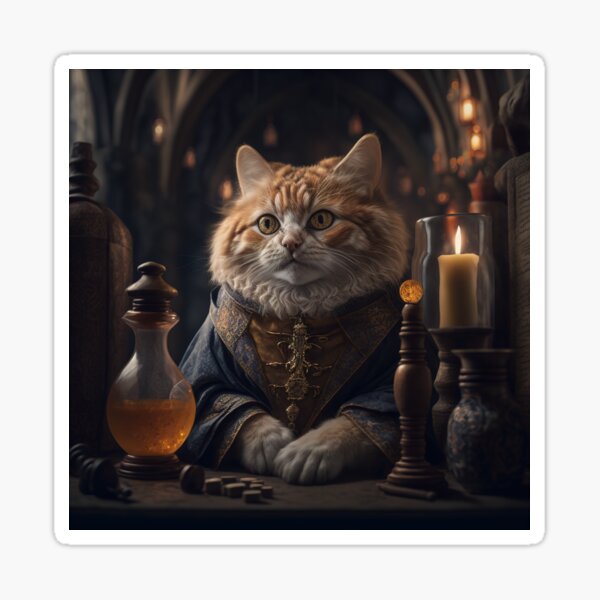 Item preview, L'Apothicaire du royaume des chats designed and sold by PovikArt.