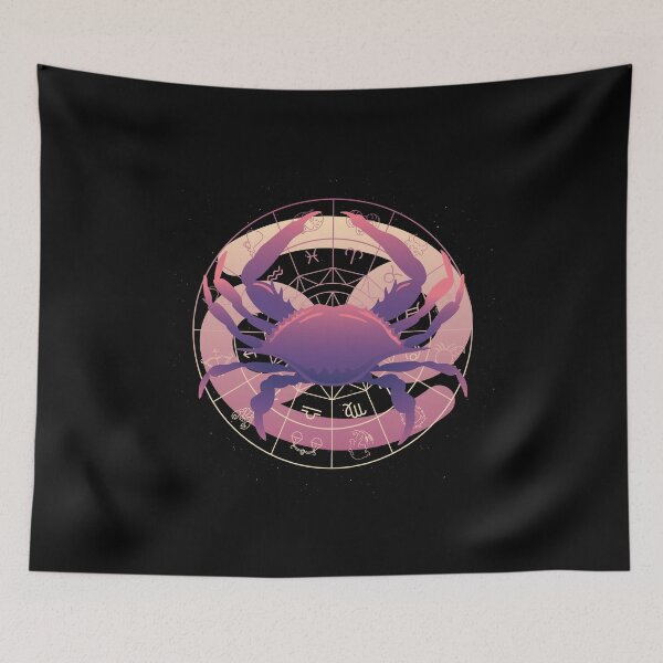 Item preview, Zodiac Cancer with Zodiac Wheel designed and sold by Mila-Mawu.