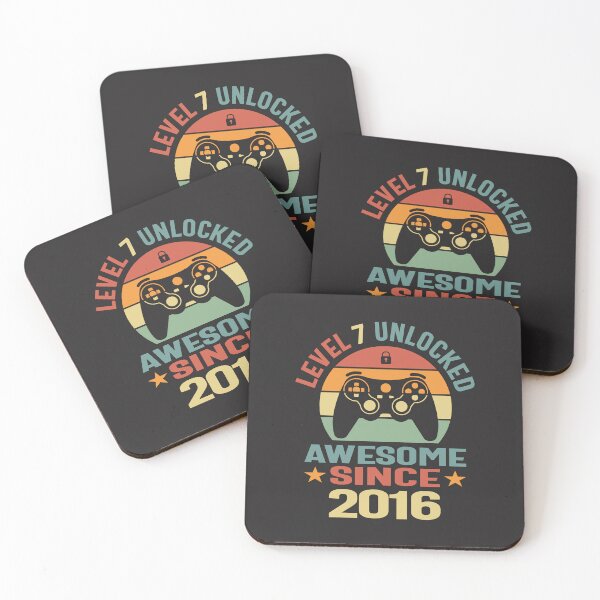 Item preview, Level 7 Unlocked Awesome 2016 Video Gamer 7th Birthday designed and sold by cidolopez.