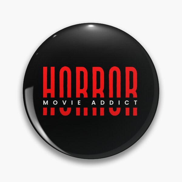 Aperçu de l'œuvre Design minimaliste accro aux films d'horreur créée et vendue par DigitalMagShop.