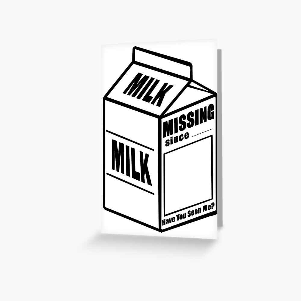 Milk Carton Acrylic Blank