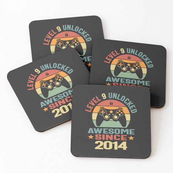 Item preview, Level 9 Unlocked Awesome 2014 Video Gamer 9th Birthday designed and sold by cidolopez.