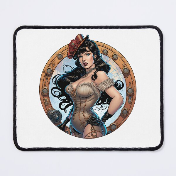 Item preview, Atompunk Bettie Page designed and sold by obstinator.