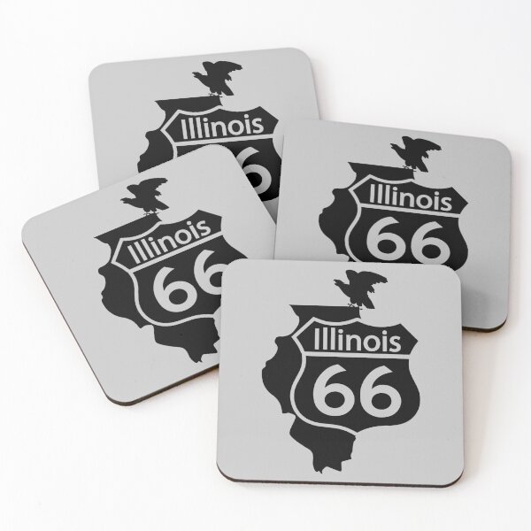 Item preview, For Truck Driver Illinois Route 66 Black designed and sold by AndrewStep.