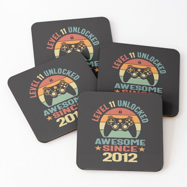 Item preview, Level 11 Unlocked Awesome 2012 Video Gamer 11th Birthday designed and sold by cidolopez.