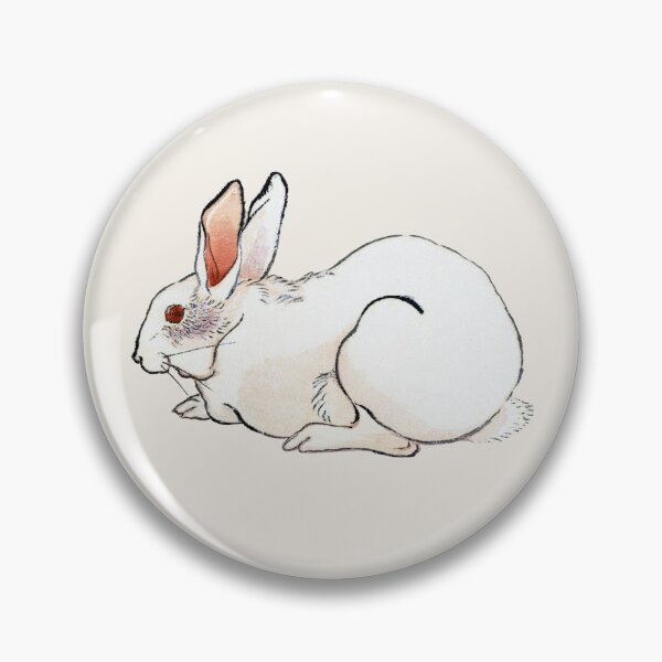 Item preview, Illustrated Rabbit - Wit konijn designed and sold by ArchivedRecord.