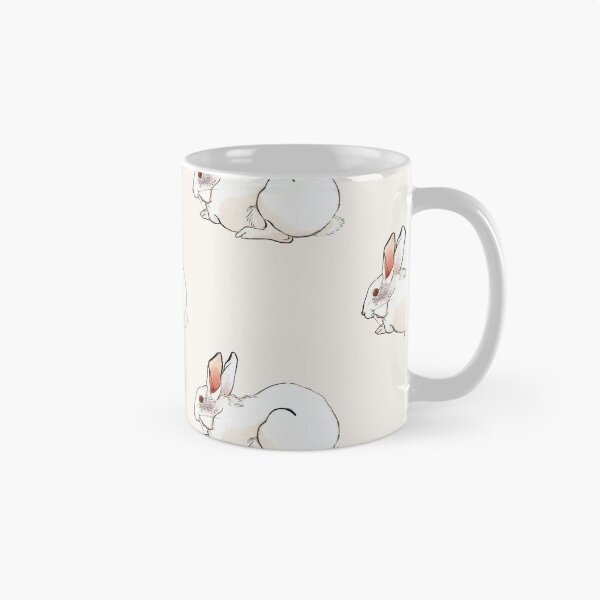 Item preview, Illustrated Rabbit - Wit konijn designed and sold by ArchivedRecord.