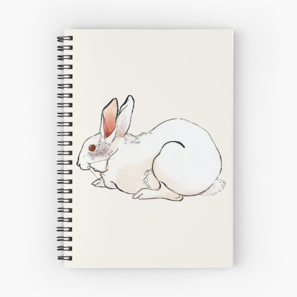 Item preview, Illustrated Rabbit - Wit konijn designed and sold by ArchivedRecord.