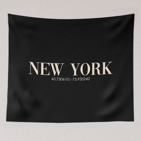 Item preview, CITY OF NEW YORK, latitude longitude designed and sold by angelisart.