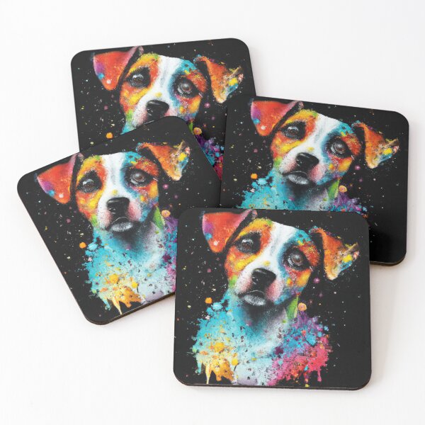 Item preview, Sad Colorful Dog Painting designed and sold by Fentier.
