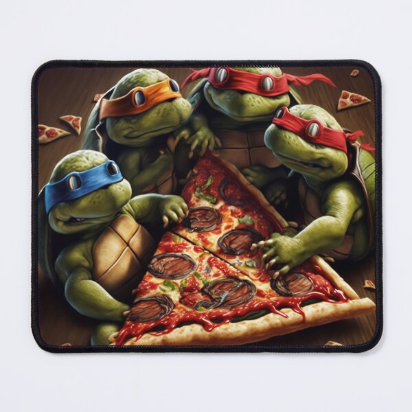 Item preview, Baby Ninja turtles eating pizza designed and sold by Stianks.