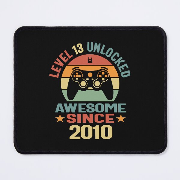 Item preview, Level 13 Unlocked Awesome 2010 Video Gamer 13th Birthday designed and sold by cidolopez.