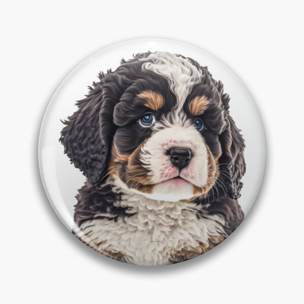 Item preview, Adorable Bernedoodle: Cute Bernedoodle Puppy designed and sold by honesttiger.