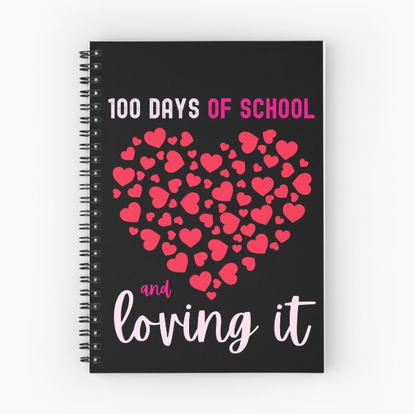 Item preview, 100 days of school and loving it Valentine Hearts Teaching designed and sold by ibeargifts.