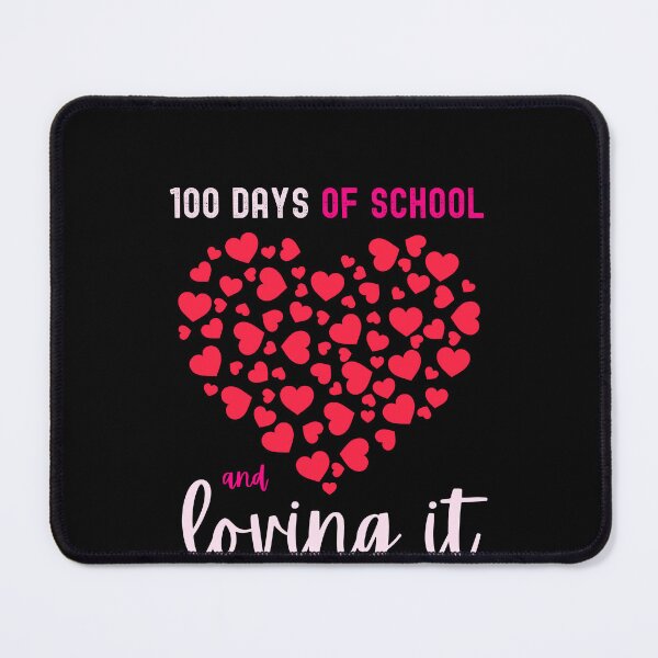 Item preview, 100 days of school and loving it Valentine Hearts Teaching designed and sold by ibeargifts.