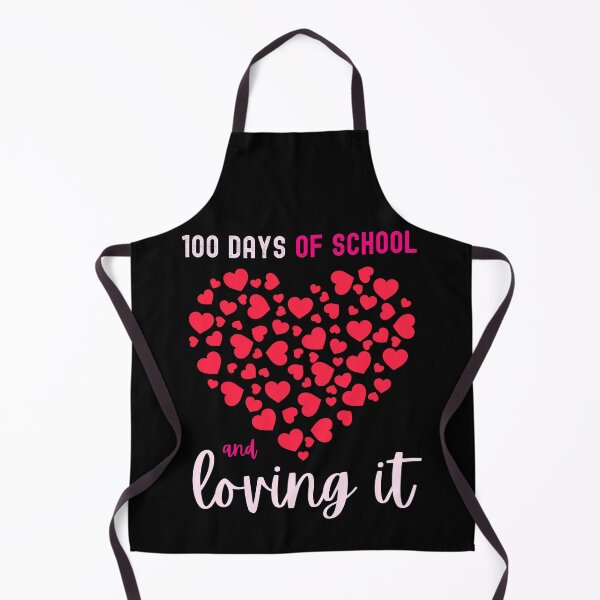 Item preview, 100 days of school and loving it Valentine Hearts Teaching designed and sold by ibeargifts.