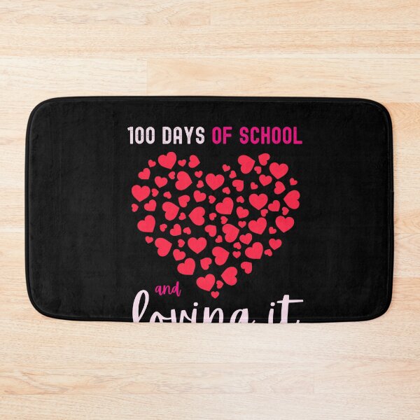 Item preview, 100 days of school and loving it Valentine Hearts Teaching designed and sold by ibeargifts.