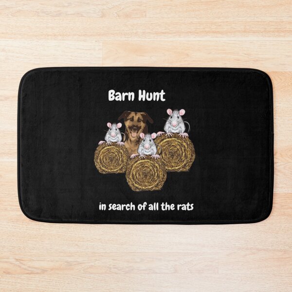 Item preview, Funny Barn Hunt - in search of all the rats with a German Shepherd dog designed and sold by Just4doglovers.