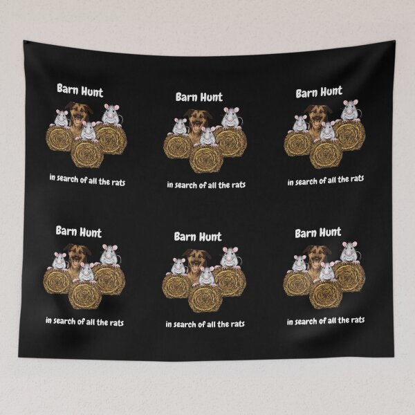 Item preview, Funny Barn Hunt - in search of all the rats with a German Shepherd dog designed and sold by Just4doglovers.