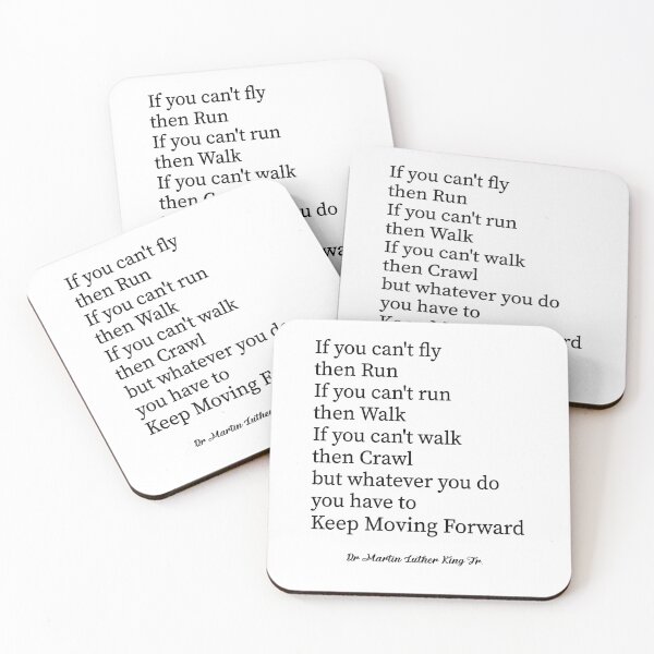 Item preview, If you cant fly, quote by mlk jr designed and sold by Deco-Design.