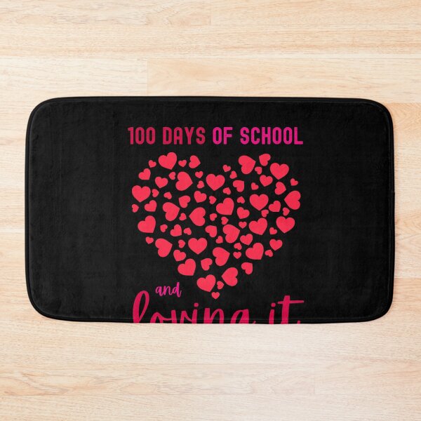 Item preview, 100 days of school and loving it Valentine Hearts Teaching designed and sold by ibeargifts.