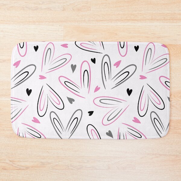 Item preview, Bunny Ear Hearts Pattern Design designed and sold by CreativeDraws42.