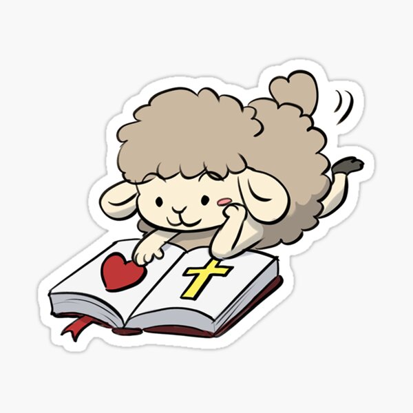 Aperçu de l'œuvre Moutons lisant la bible créée et vendue par KarolyneRocha.