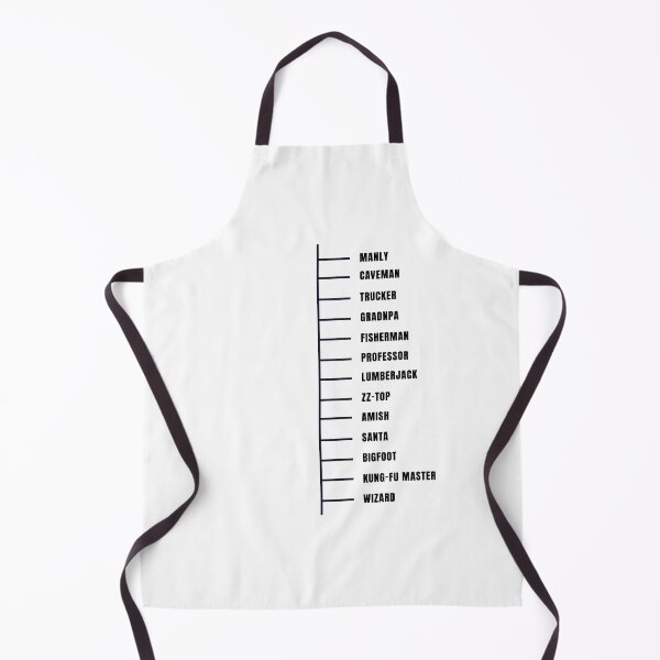 Item preview, Beard measuring chart  white designed and sold by MeditationMind.