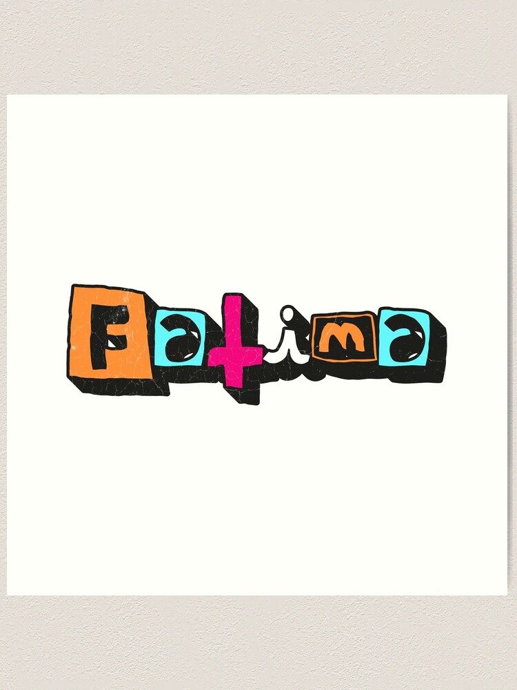 Fatima name  Art Board Print for Sale by badinboow